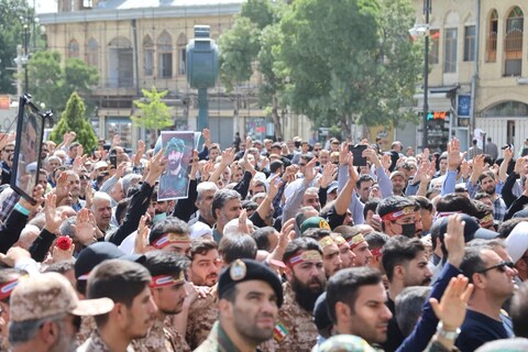 تصاویر / تشییع پیکر شهدای حمله رژیم صهیونیستی در همدان