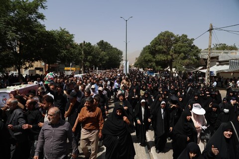 تصاویر / تشییع پیکر شهدای حمله رژیم صهیونیستی در همدان