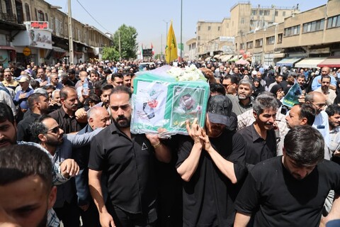 تصاویر / تشییع پیکر شهدای حمله رژیم صهیونیستی در همدان