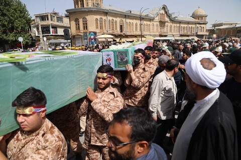 تصاویر / تشییع پیکر شهدای حمله رژیم صهیونیستی در همدان