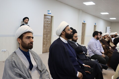 حضور حجت الاسلام مرشدیان معاون تبلیغ حوزه علمیه خوزستان
