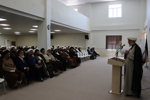 سخنرانی حجت الاسلام والمسلمین حاجتی استاد برجسته حوزه علمیه خوزستان