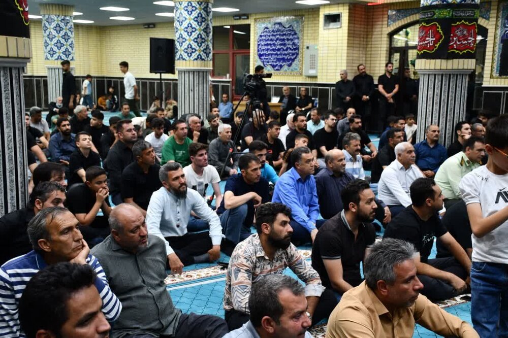 طنین «لبیک یا حسین» در شهر مرزی بازرگان+ عکس