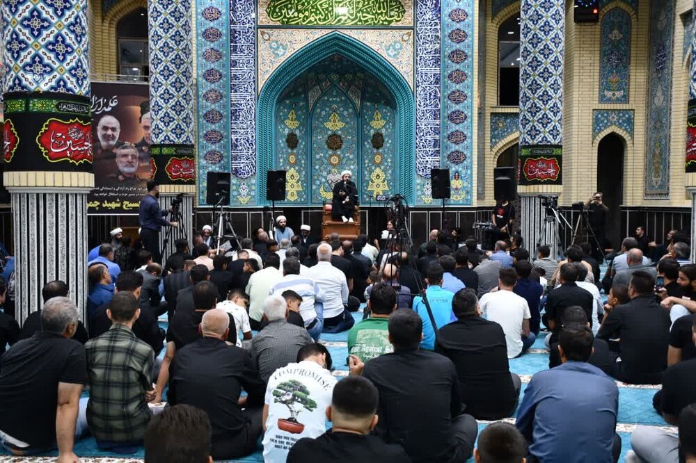 طنین «لبیک یا حسین» در شهر مرزی بازرگان+ عکس