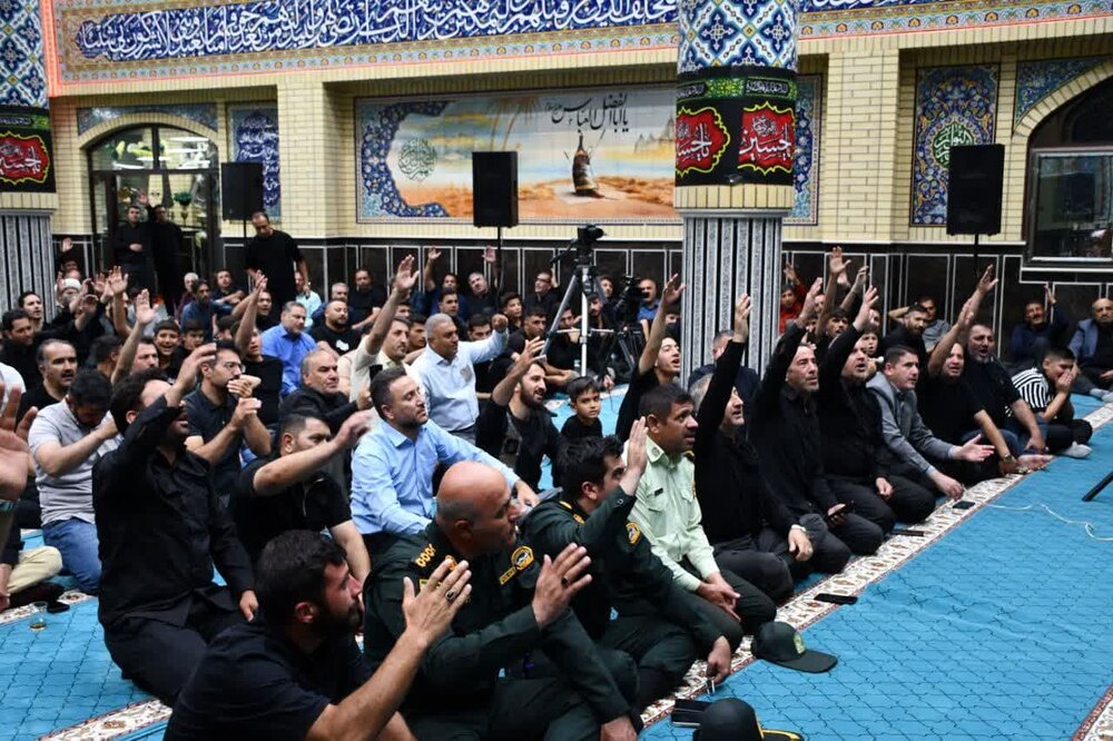 طنین «لبیک یا حسین» در شهر مرزی بازرگان+ عکس