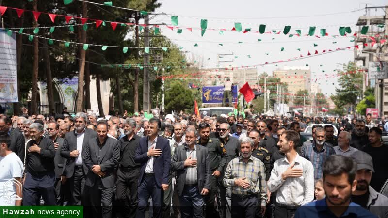 فیلم | تشییع پیکر پاک شهید سیدمصطفی میرغفاری