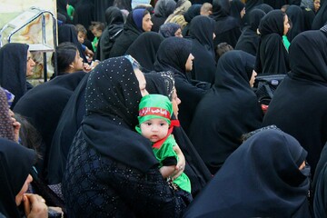 تصاویر/ مراسم شیرخوارگان حسینی در کرمان