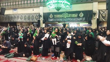 فیلم| همایش شیرخوارگان حسینی در حسینیه اعظم علی بن موسی الرضا (ع) ارومیه