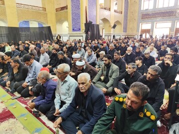 تصاویر/ اقامه نماز جمعه بم