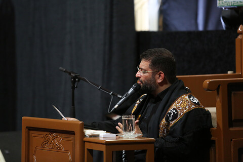 تصاویر/ وداع با شهدای حملات رژِیم صهیونی در شب اول محرم