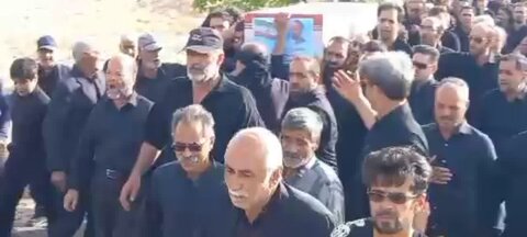 تصاویر/ستقبال و وداع با پیکر پاسدار شهید امیر معصومی در روستای آزرانا