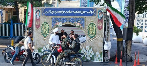 کلیپ/ برپایی موکب مدرسه علمیه ولیعصر(عج)تبریز در حمایت از عملیات بشارت فتح
