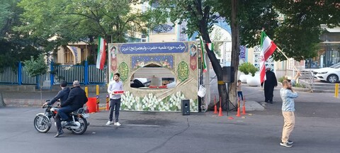 کلیپ/ برپایی موکب مدرسه علمیه ولیعصر(عج)تبریز در حمایت از عملیات بشارت فتح