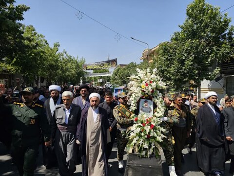 تصاویر/ تشییع پیکر مطهر شهید والامقام زبیر امینی‌فر در نقده