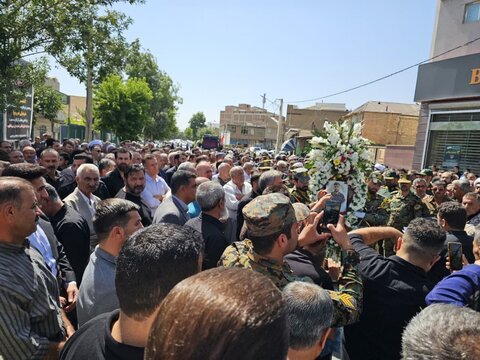 تصاویر/ تشییع پیکر مطهر شهید والامقام زبیر امینی‌فر در نقده