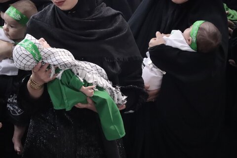 تصاویر/ همایش شیرخوارگان حسینی در تکاب