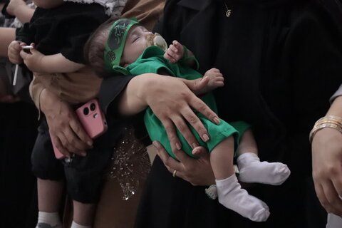 تصاویر/ همایش شیرخوارگان حسینی در تکاب