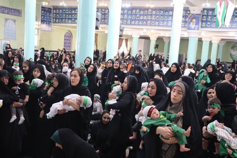 تصاویر/ همایش شیرخوارگان حسینی در تکاب