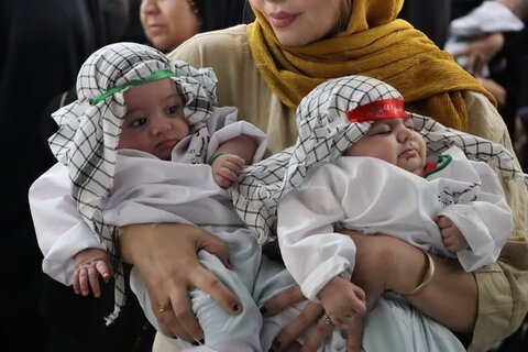 تصاویر/ همایش شیرخوارگان حسینی در تکاب