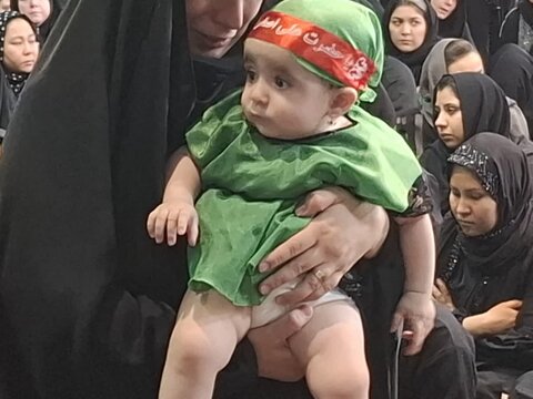 تصاویر/همایش شیرخوارگان حسینی در مسجد صادقیه کاشان