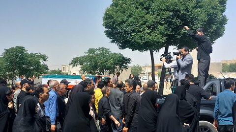 تصاویر/مراسم‌تشییع شهدای مدافع وطن در خمین