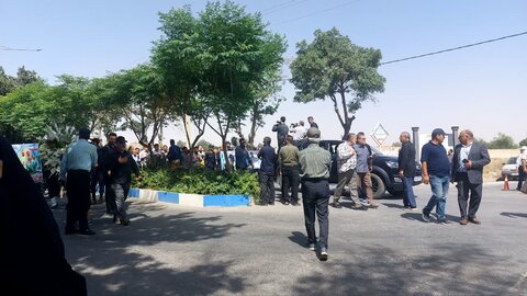 تصاویر/مراسم‌تشییع شهدای مدافع وطن در خمین