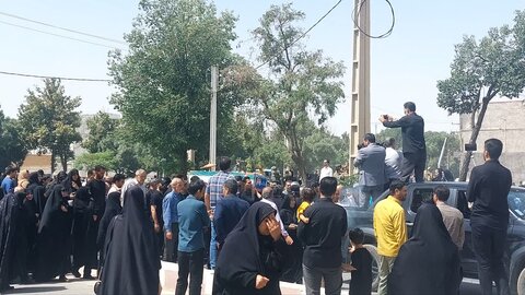 تصاویر/مراسم‌تشییع شهدای مدافع وطن در خمین