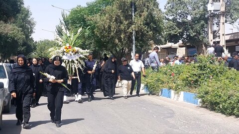 تصاویر/مراسم‌تشییع شهدای مدافع وطن در خمین