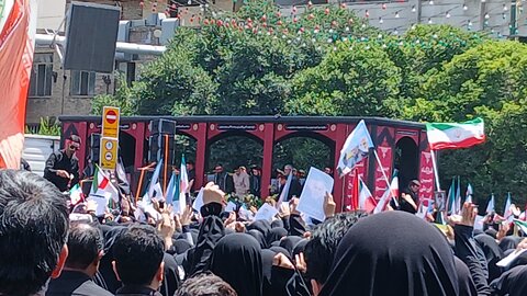 تصاویر/مراسم تشییع شهدای حملات رژیم صهیونیستی در مشهد مقدس