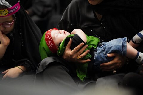 تصاویر/ مراسم شیرخوارگان حسینی در مصلی ارومیه