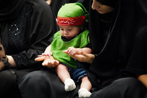 تصاویر/ مراسم شیرخوارگان حسینی در مصلی ارومیه