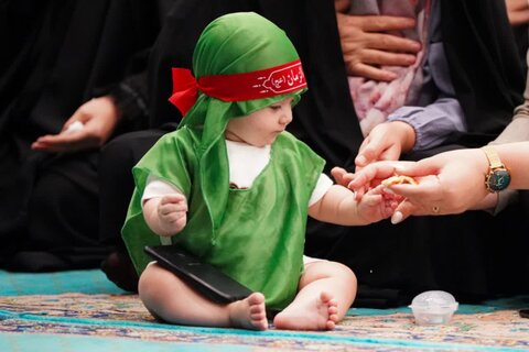 تصاویر/ مراسم شیرخوارگان حسینی در مصلی ارومیه