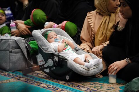 تصاویر/ مراسم شیرخوارگان حسینی در مصلی ارومیه