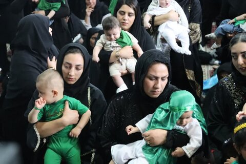 تصاویر/ همایش شیرخوارگان حسینی در شاهین دژ