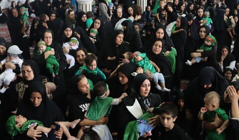 تصاویر/ همایش شیرخوارگان حسینی در شاهین دژ