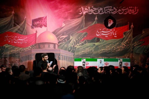 تصاویر|شب اول مراسم عزاداری هیئت فدائیان حسین اصفهان