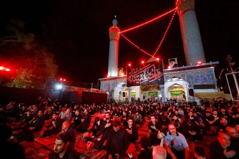 تصاویر|شب اول مراسم عزاداری هیئت فدائیان حسین اصفهان