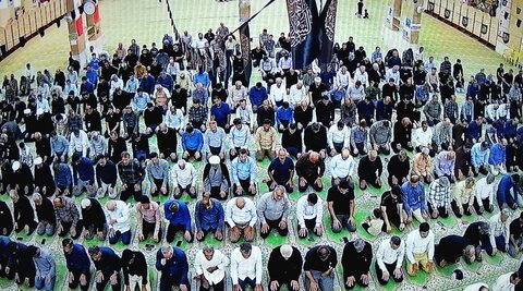 نمازجمعه بندر دیر به روایت تصویر