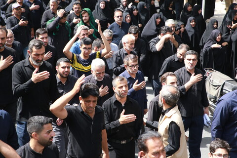 تصاویر / تشییع سردار شهید میثم رضوان پور و شهید صفاریان در خمینی شهر