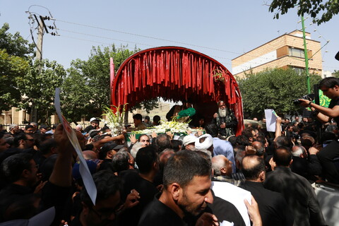 تصاویر / تشییع سردار شهید میثم رضوان پور و شهید صفاریان در خمینی شهر