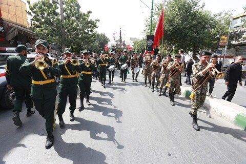 تصاویر / تشییع سردار شهید میثم رضوان پور و شهید صفاریان در خمینی شهر