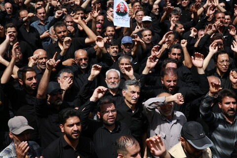 تصاویر / تشییع سردار شهید میثم رضوان پور و شهید صفاریان در خمینی شهر