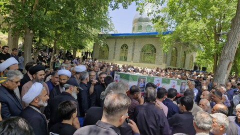 تصاویر/ مراسم تشییع پیکر شهید مدافع وطن در خلخال