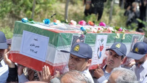 تصاویر/ مراسم تشییع پیکر شهید مدافع وطن در خلخال