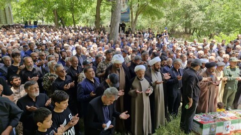 تصاویر/ مراسم تشییع پیکر شهید مدافع وطن در خلخال