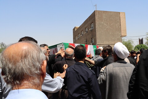 تشییع پیکر دو تن از شهدای حمله تروریستی صهیونیستی در اهواز