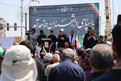 تشییع پیکر دو تن از شهدای حمله تروریستی صهیونیستی در اهواز