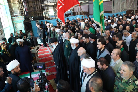 تشییع پیکر دو تن از شهدای حمله تروریستی صهیونیستی در اهواز