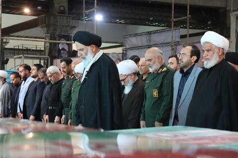 تشییع پیکر دو تن از شهدای حمله تروریستی صهیونیستی در اهواز