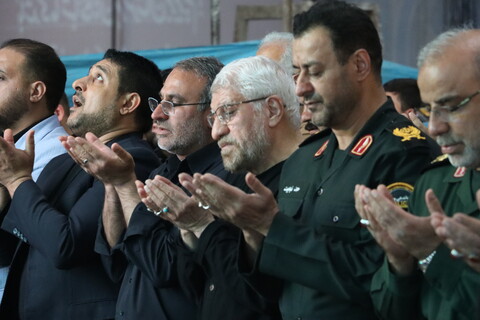 تشییع پیکر دو تن از شهدای حمله تروریستی صهیونیستی در اهواز